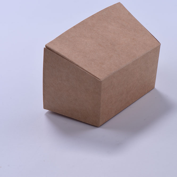 Customized Take Away Kraft Paper Food Box for French Fires Chips