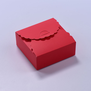 Small Cardboard Paper Cake Packaging Box 